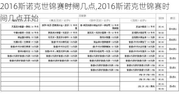 2016斯诺克世锦赛时间几点,2016斯诺克世锦赛时间几点开始