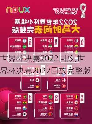 世界杯决赛2022回放,世界杯决赛2022回放完整版