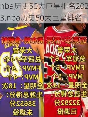 nba历史50大巨星排名2023,nba历史50大巨星排名