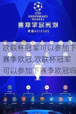 欧联杯冠军可以参加下赛季欧冠,欧联杯冠军可以参加下赛季欧冠吗