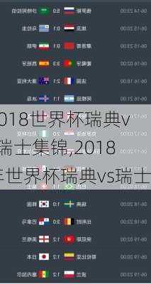 2018世界杯瑞典vs瑞士集锦,2018年世界杯瑞典vs瑞士