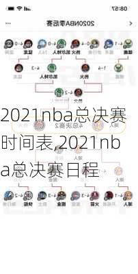 2021nba总决赛时间表,2021nba总决赛日程