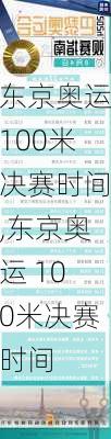 东京奥运100米决赛时间,东京奥运 100米决赛时间