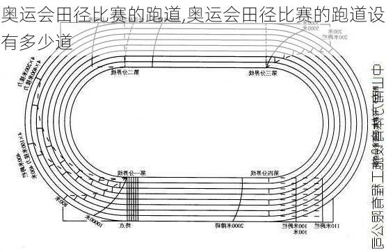 奥运会田径比赛的跑道,奥运会田径比赛的跑道设有多少道