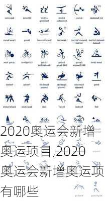 2020奥运会新增奥运项目,2020奥运会新增奥运项目有哪些