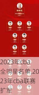 2023年cba全明星名单,2023年cba联赛扩军