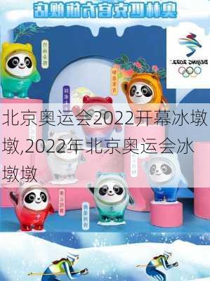 北京奥运会2022开幕冰墩墩,2022年北京奥运会冰墩墩