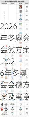 2026年冬奥会会徽方案,2026年冬奥会会徽方案及寓意