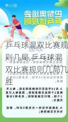 乒乓球混双比赛规则几局,乒乓球混双比赛规则几局几胜