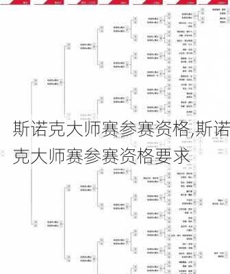 斯诺克大师赛参赛资格,斯诺克大师赛参赛资格要求