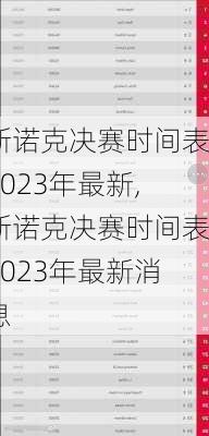 斯诺克决赛时间表2023年最新,斯诺克决赛时间表2023年最新消息