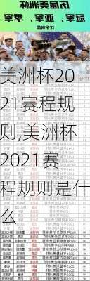 美洲杯2021赛程规则,美洲杯2021赛程规则是什么