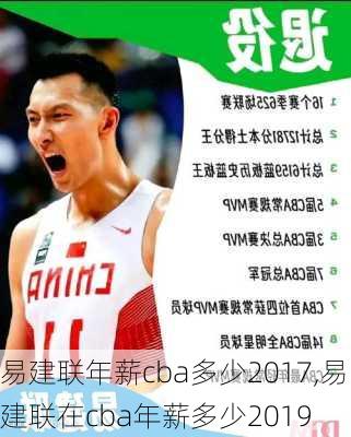 易建联年薪cba多少2017,易建联在cba年薪多少2019