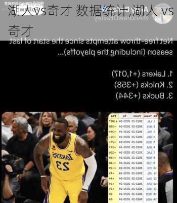 湖人vs奇才 数据统计,湖人 vs 奇才