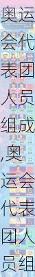 奥运会代表团人员组成,奥运会代表团人员组成表