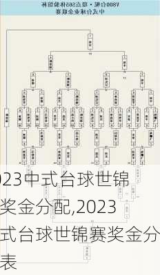 2023中式台球世锦赛奖金分配,2023中式台球世锦赛奖金分配表