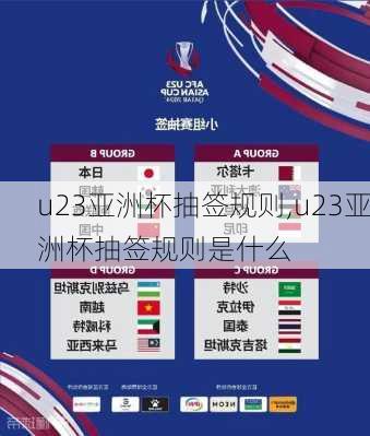 u23亚洲杯抽签规则,u23亚洲杯抽签规则是什么